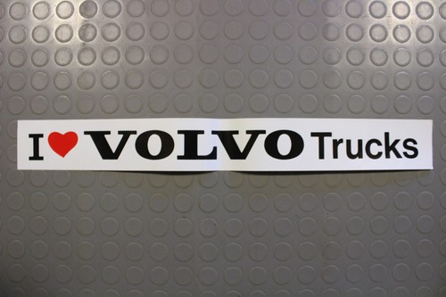 Adesivo love volvo trucks - love,