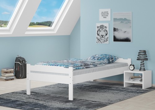 Letto singolo legno - letto,