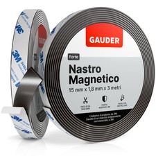 Nastro Magnetico Autoadesivo, Strisce Magnetiche Con Supporto Adesivo (3 M)