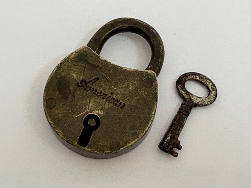 Lucchetto vintage ottone - lucchetto,