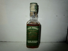miniature mignon whisky JACK DANIEL'S GREEN anno 1973