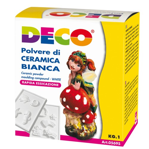 Polvere ceramica bianca 1kg - polvere,