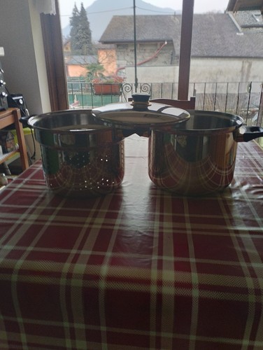 Set pentola barazzoni acciaio - set,