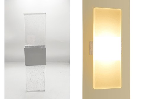 Applique parete led - parete, vetro