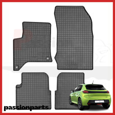 TAPPETI PEUGEOT 208 IBRIDA HYBRID MHEV TAPPETINI IN GOMMA SAGOMATI KIT 4 PEZZI