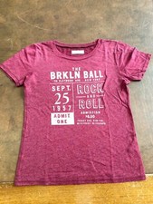 ABERCROMBIE & FITCH+++T SHIRT++BORDEAUX+++TG S +++PERFETTA+++ORIGINALE100%