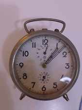 SVEGLIA A CORDA A CARICA MANUALE-VINTAGE ANNI 60-DIAMETRO CM 9- FUNZIONANTE