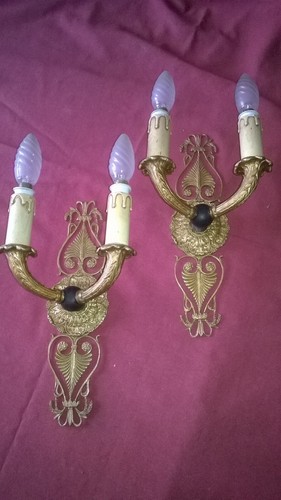 Antica coppia appliques in - appliques,