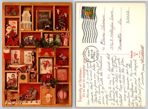 Cartolina epoca natalizia - d'epoca,