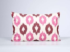 Copricuscino ikat rosa - ikat, cotone