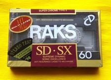 1x RAKS SD-SX 60 Cassette Tape