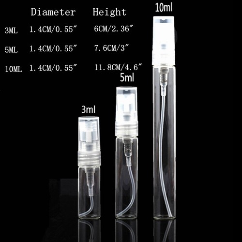 Bottiglia vuota spray profumo