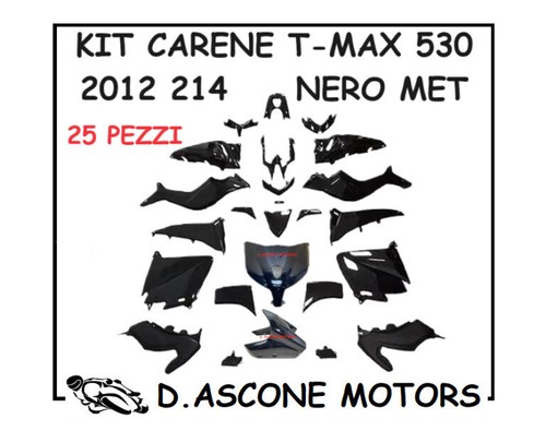 Kit carene tmax 530 nero - carene,