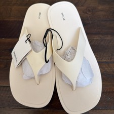 Zara Home Beige Flip Flops