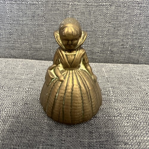 Antique brass victorian lady - antique,