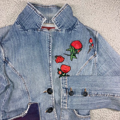 Giacca patch denim vintage