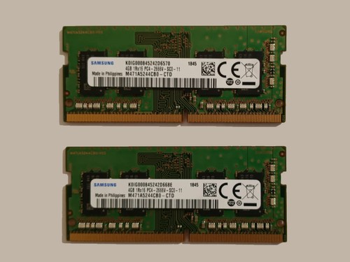 Ram 8gb 2x4gb ddr4 sodimm - 8gb, ♦
