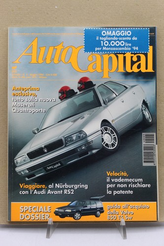 Rivista auto capital volvo - auto, 850