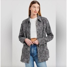 Giacca camicia vegan - , nera
