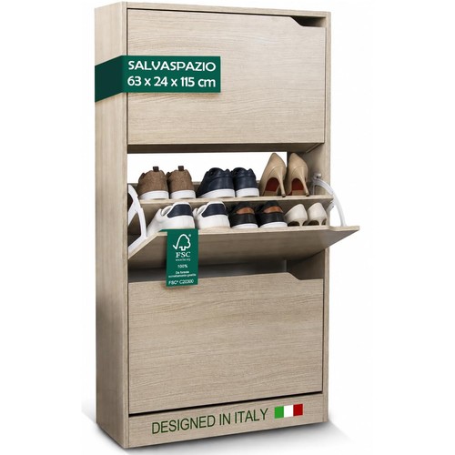 Scarpiera ante ripiani - scarpiera,