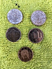  5 Moneta Euro 1 Centesimi