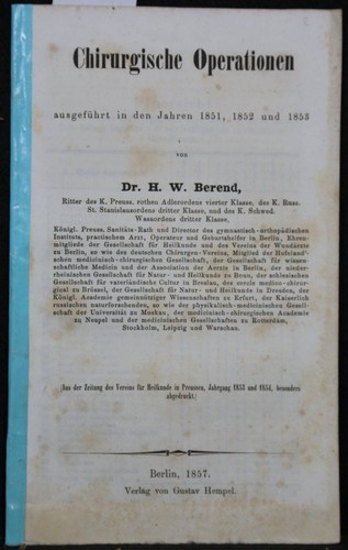 Ortopedia w berend - -, w.
