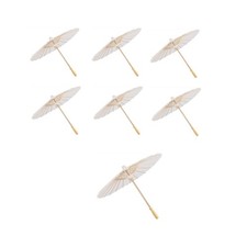 7 ombrello bianco bambu per