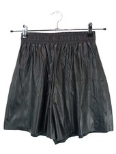 ASOS Pantaloncino a vita alta Donna Pantalone corto Taglia IT 40 nero