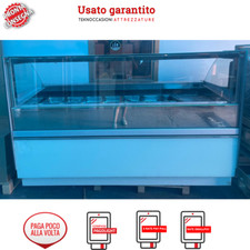 Vetrina espositiva per gelateria da 16 vaschette usato garantito