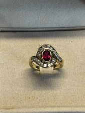 Anello Rubino e Brillanti -