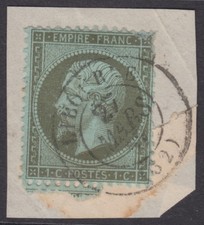 FRANCIA 1862, Y&T #19 -