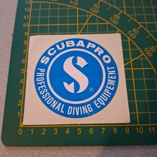 adesivo vintage STICKER kleber scubapro diving equipment