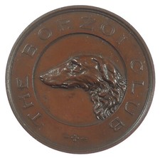 Gran Bretagna Cane Irlandese Levriero Borzoi Club Bronzo 51mm