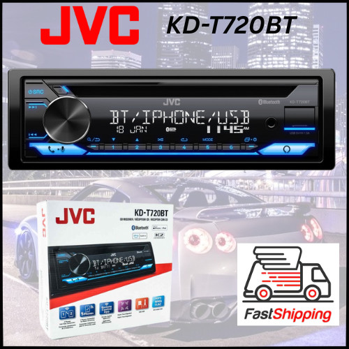 Jvc t720bt ricevitore cd - kd-t720bt, /