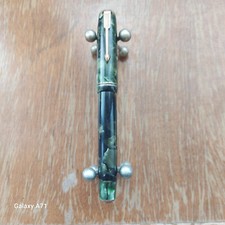Stilografica vintage Parker Vacumatic Green Pearl Marbled anni '40