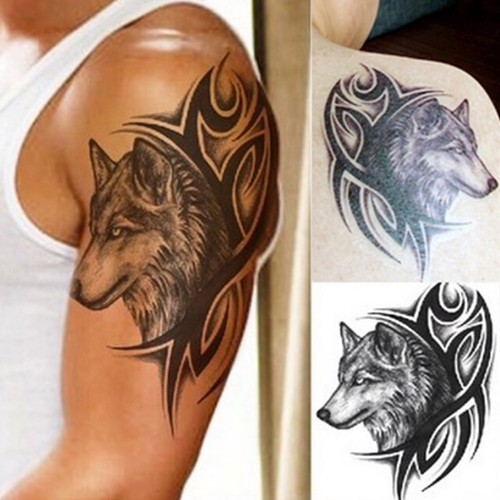 Tatuaggio temporaneo lupo - temporaneo,