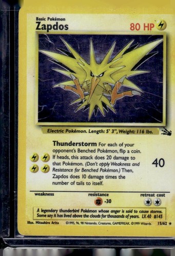 Pokemon tcg zapdos set - pokemon,