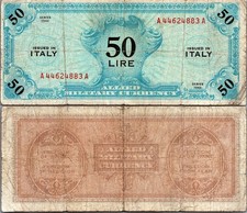Italy lire 1943 allied - lire,