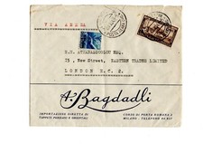 Repubblica , 1949 , Repubblica Romana , destinazione Londra.