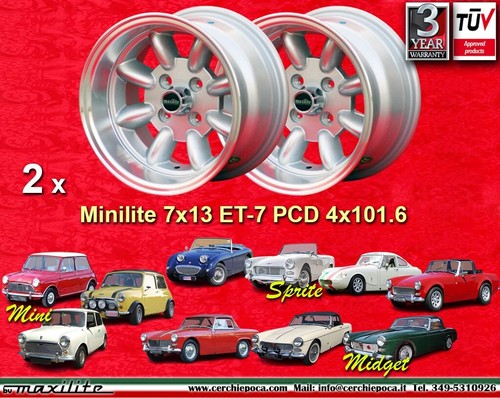 Cerchi mini minilite 7x13 - cerchi,