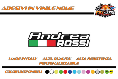 Adesivi moto auto - auto, cognome
