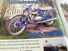 GREEVES SPORTS TWIN 32 DC MOTORCYCLE ARTICLE.  Last one