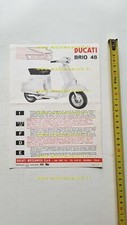Ducati Brio 48 Scooter depliant originale italiano brochure  