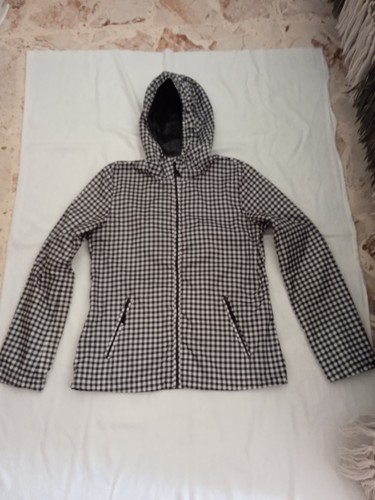 Giacca vento con zip nera - con, e