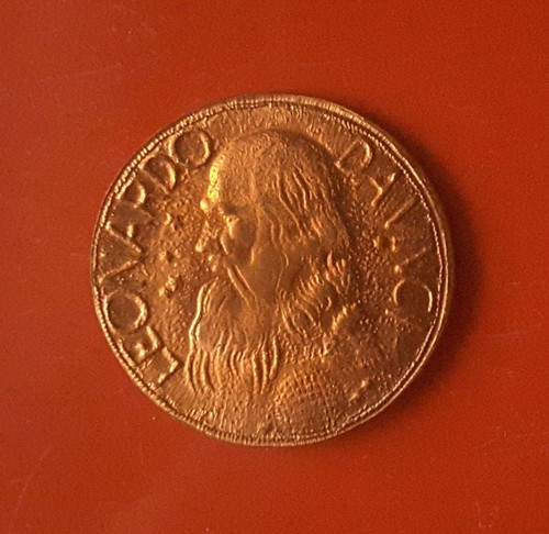 Medaglia leonardo vinci - da,