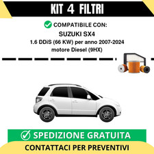 Kit 4 Filtri Tagliando per