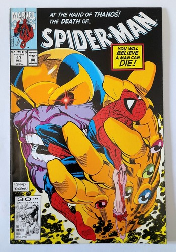 Spiderman 1991 thanos - 17, vf/nm