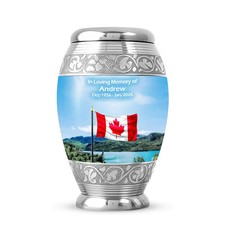 Urna bandiera canadese per