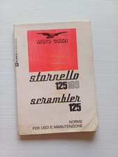 Moto Guzzi Stornello 125-160 - 125 Scrambler 1973 manuale uso libretto originale