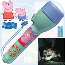 Peppa Pig Torcia LED Torcia, Bambini 16cm Luce Notturna Grande Torcia Campeggio Giocattolo Regalo